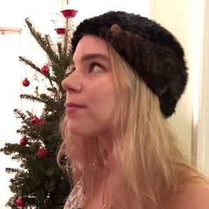 Maximilian Mink Fur Headband